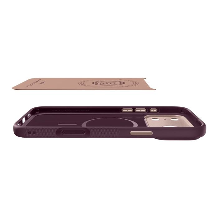 Чехол Spigen для iPhone 17 Pro Max, Nano Pop MagFit, Burgundy Bean