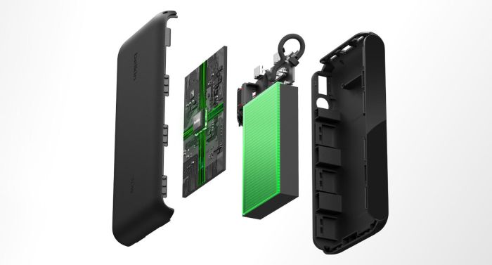 Аккумулятор портативный литий-ионный Power Bank Belkin 20000мА·ч, 20Вт, с дисплеем, черный