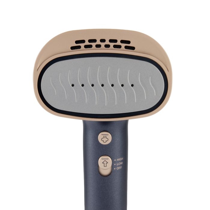 Відпарювач Russell Hobbs Genie VacuSteam, 1800Вт, 200мл, паровий удар -20гр, верт. відпарювання, керам. підошва, синій