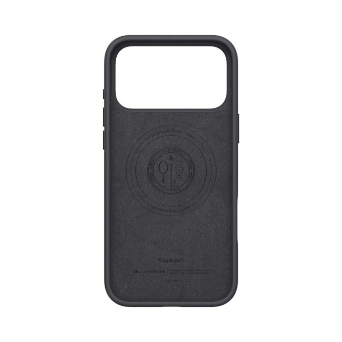 Чохол Spigen для iPhone 17 Pro, Silicone Fit MagFit, Black