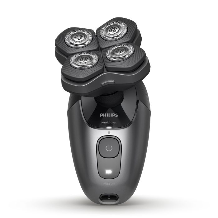 Бритва електр. для голови  Philips роторна Pro Series 7000,  бритв.головок-4, Li-Ion, сух.+волог., кейс для збреріг., чорний