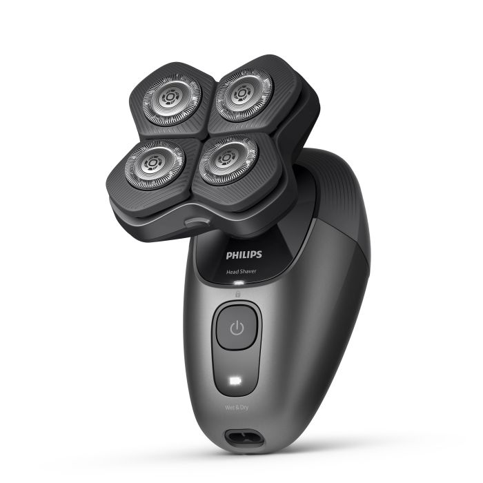 Бритва електр. для голови  Philips роторна Pro Series 7000,  бритв.головок-4, Li-Ion, сух.+волог., кейс для збреріг., чорний