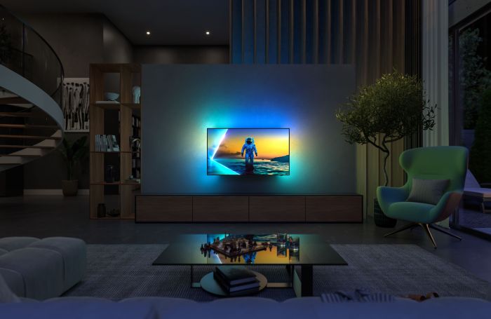 Телевізор 65" Philips OLED 4K 144Hz Smart Google TV Black Ambilight