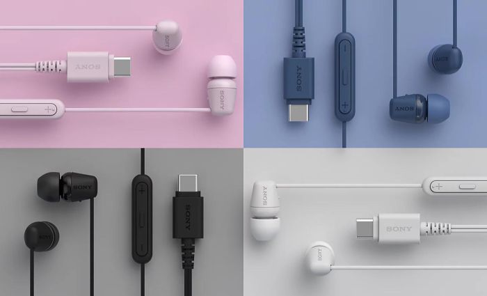 Наушники In-ear Sony IER-EX15C USB-C, Mic, Черный