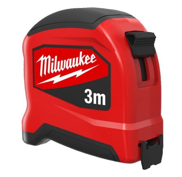 Рулетка Milwaukee SLIMLINE, 5мх16мм с фиксатором сматывания, АБС-пластик