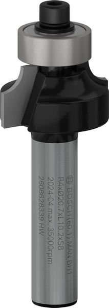 Фреза карнизна Bosch Professional Std S8 R4 L10.5