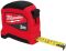 Рулетка Milwaukee Pro Compact, 3мх19мм с фиксатором сматывания, АБС-пластик