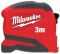 Рулетка Milwaukee Pro Compact, 3мх19мм с фиксатором сматывания, АБС-пластик