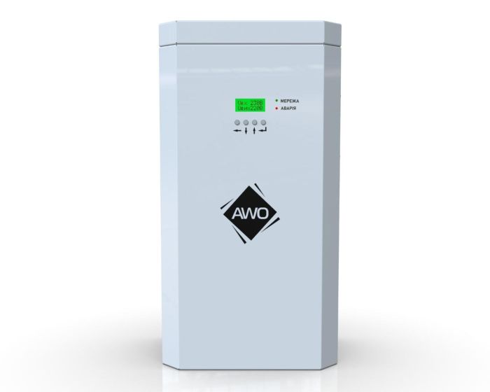 Стабілізатор напруги Awattom New Silver - 3.5кВт, однофазний