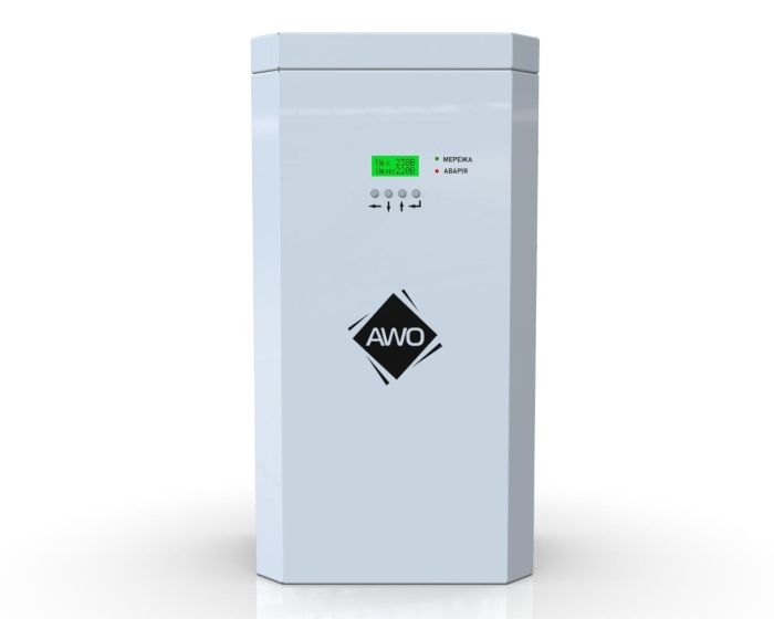 Стабілізатор напруги Awattom New Silver - 4.4кВт, однофазний