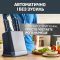 Набор ножей Tefal EverSharp Pro, 6 предметов, нержавеющая сталь, бакелит, черный