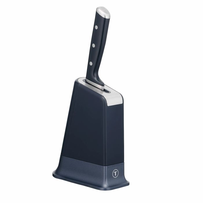 Кухонный нож шеф-повара Tefal EverSharp, 2 предмета, 16,5 см, нержавеющая сталь, бакелит, черный
