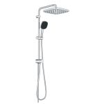 Душова система Grohe QuickFix Vitalio Comfort 250 Flex із перемикачем для душу, верхній душ, лійка, кріпл. - на стійці, хром