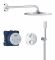 Душова система Grohe QuickFix Precision прихованого монтажу з Vitalio Rain Mono 310 Cube, хром