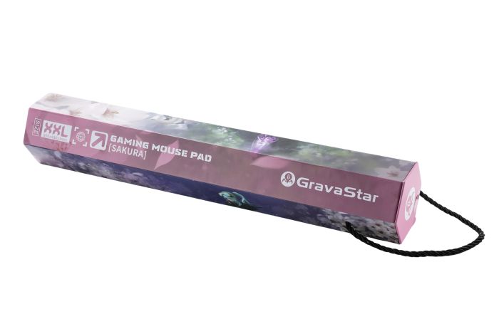 Ігрова поверхня GravaStar SAKURA, XL (900х450х3мм), рожевий