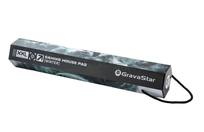 Ігрова поверхня GravaStar WINTER, XL (900х450х3мм), білий