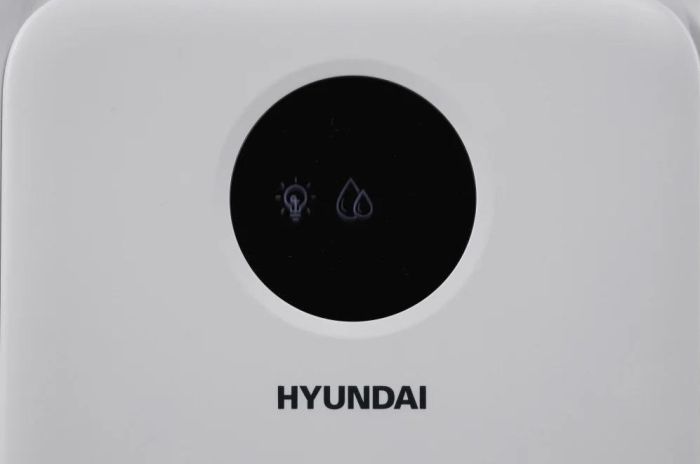 Осушувач повітря безкомпресорний HYUNDAI  350мл.на добу, 25м.кв, 22,5Вт, дисплей, ел.кер-ня, таймер, авто вимк., білий Hyundai HDSH003UA