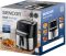 Мультипіч Sencor Vita Fryer, 1600Вт, чаша-6,5л, сенсорне керув., 10 програм, пластик, нерж. сталь-чорний