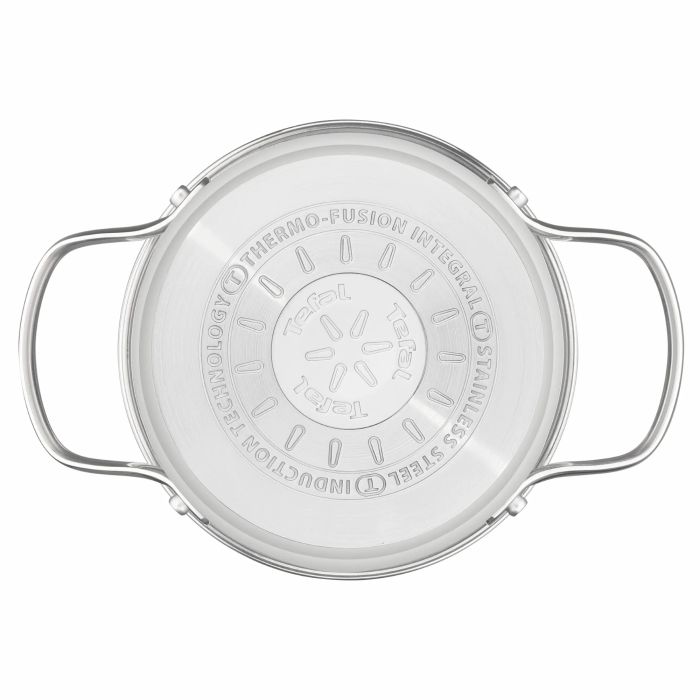 Кастрюля Tefal Minis с крышкой, 1 л, нержавеющая сталь, стекло