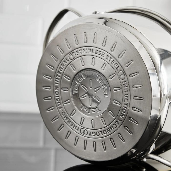Кастрюля Tefal Minis с крышкой, 1 л, нержавеющая сталь, стекло