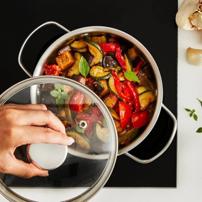 Кастрюля Tefal Minis с крышкой, 1 л, нержавеющая сталь, стекло