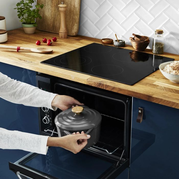 Каструля Tefal Air, з кришкою, 3.1л, алюміній, чорний