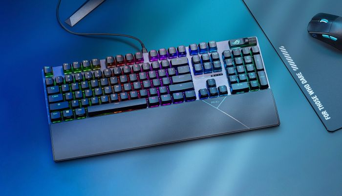 Клавиатура механическая ASUS ROG Strix Scope II X, 104key, NX Storm, USB-A, EN/UK, RGB, чёрный