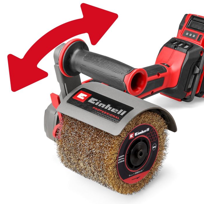 Шлифмашина щеточная аккумуляторная Einhell Professional TP-BR 18/32 Li BL - Solo 100мм 18В 900-3200об/мин D120мм 2.29кг без АКБ и ЗП