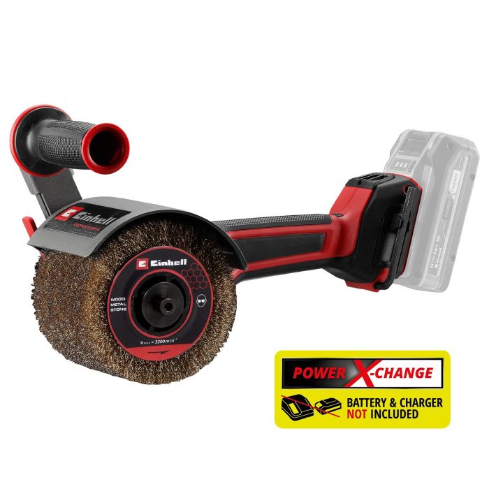 Шлифмашина щеточная аккумуляторная Einhell Professional TP-BR 18/32 Li BL - Solo 100мм 18В 900-3200об/мин D120мм 2.29кг без АКБ и ЗП