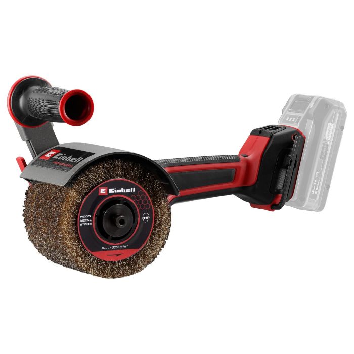 Шлифмашина щеточная аккумуляторная Einhell Professional TP-BR 18/32 Li BL - Solo 100мм 18В 900-3200об/мин D120мм 2.29кг без АКБ и ЗП