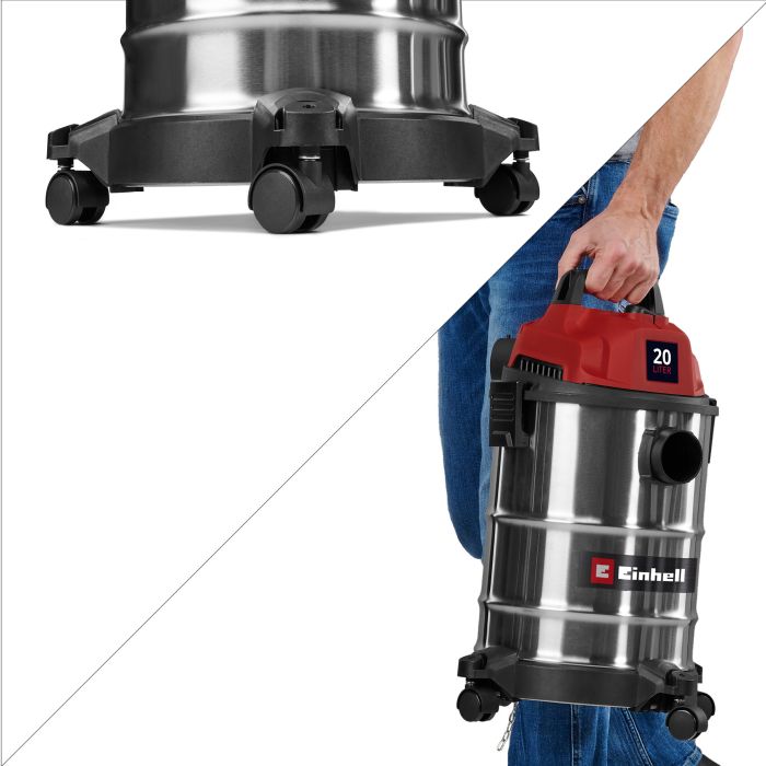 Профессиональный пылесос Einhell TC-VC 2045 S 900Вт 180мБар 20л шланг 1.5м 3.5кг