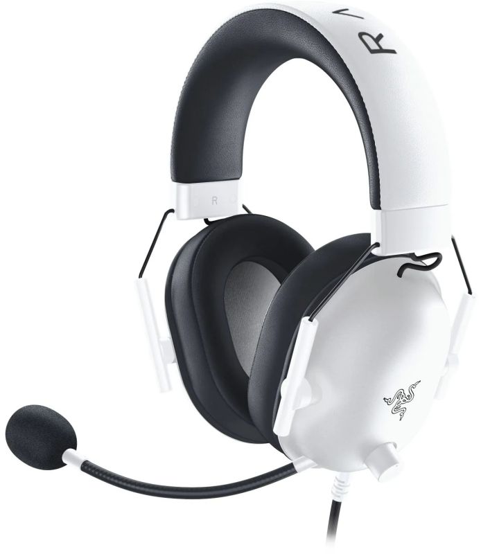 Гарнитура игровая Razer BlackShark V2 X, 7.1, mini-jack, 1.3м, белый