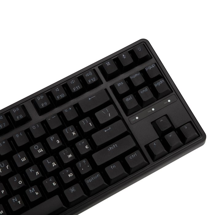 Клавиатура механическая Keychron C3 Pro V2 87Key, K pro Brown, USB-A, QMK, Hot-swap,8K, EN/UKR, RGB, черный