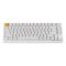Клавіатура механічна Keychron J1 82Key, K pro Banana, WL/BT/USB-A, QMK, Hot-swap, EN/UKR, RGB, білий