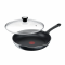 Сковорода з кришкою Tefal Day by Day, 24см, з кришкою, алюміній, бакеліт, скло, чорний