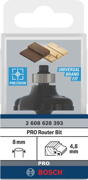 Фреза профильная Bosch Professional Std S8 R4.8 B11 L14.3