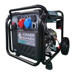 Генератор інверторний бензиновий Konner&Sohnen KS 8100iE 1/3 ATSR 230/400В 8/8.5кВт АВР(ATS) електростартер 68кг