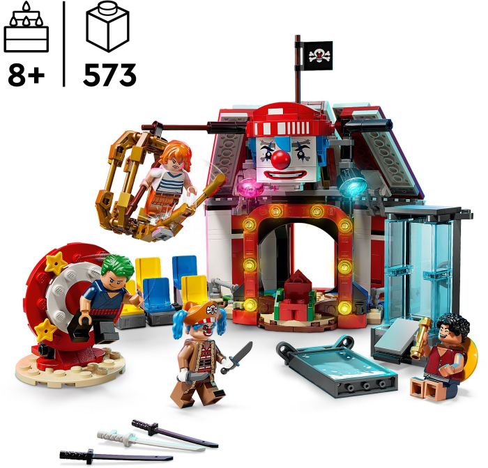 Конструктор LEGO ONE PIECE Цирковий намет клоуна Баґґі