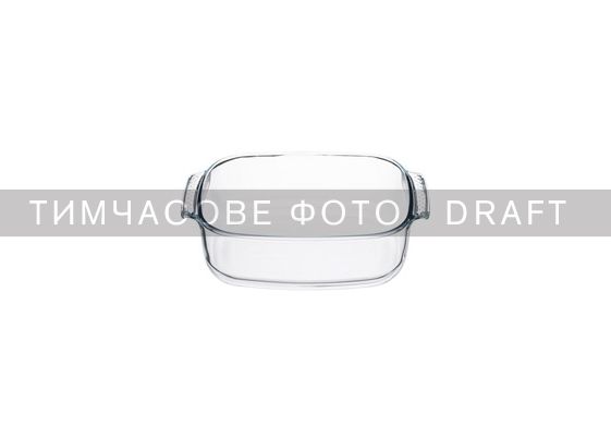 Форма для запікання ARDESTO Black Mars 34.4x22x6см, боросилікатне скло, прямокутна, прозорий