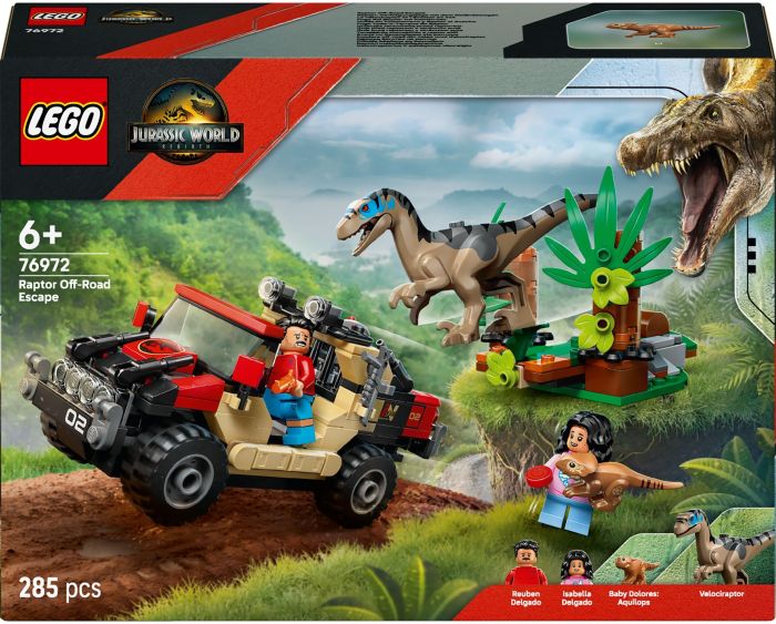 Конструктор LEGO Jurassic World Побег по бездорожью от раптора