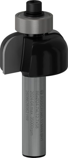 Фреза галтельная профильная Bosch Professional Std S8 R6 D24.7 L13