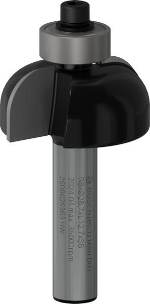 Фреза галтельная профильная Bosch Professional Std S8 R8 D28.7 L13