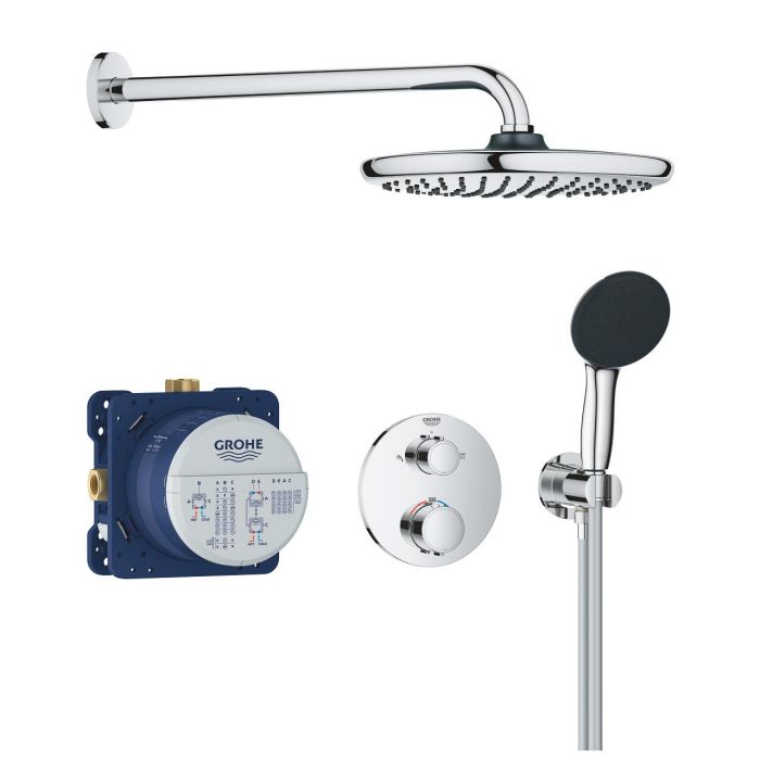Душова система Grohe QuickFix Precision прихованого монтажу з Vitalio Start 250, хром