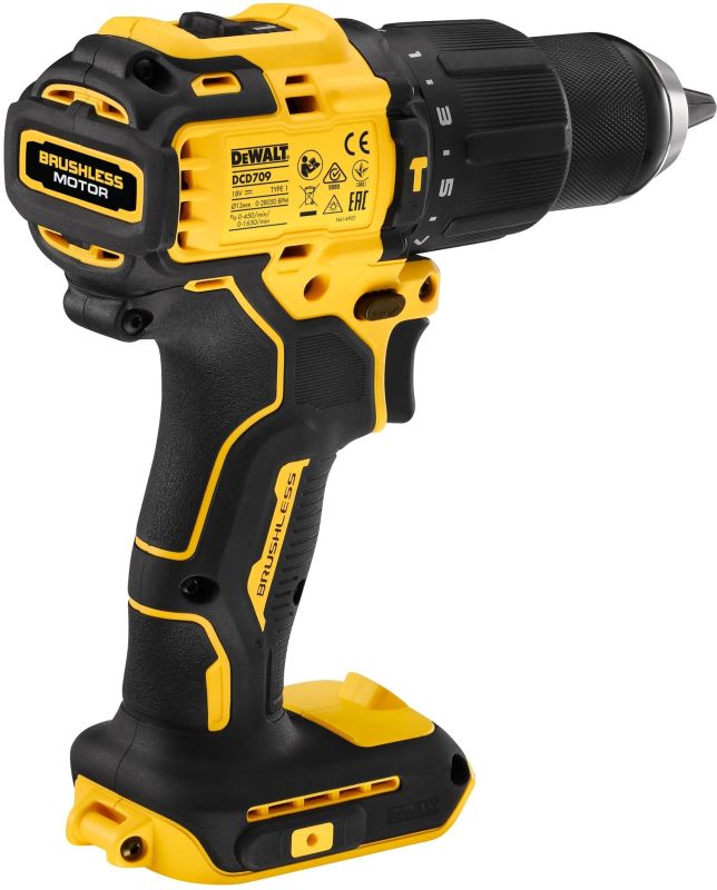 Шуруповерт-дрель ударная аккумуляторная DeWALT XR Li-Ion 18В 2х5А·час 65Нм 0-450·0-1650об/мин кейс ЗП 1.2кг