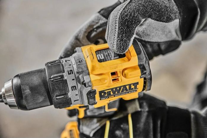 Шуруповерт-дрель аккумуляторная DeWALT XR Li-Ion PowerStack 18В 2х5А·час 90Нм 0-650·0-2000об/мин кейс ЗП 1.28кг