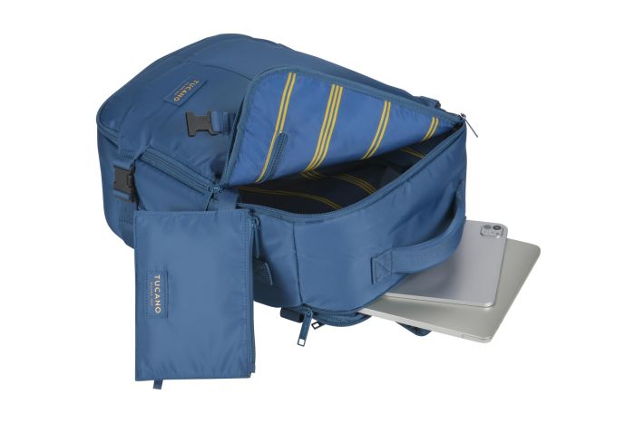 Рюкзак дорожный Tucano TUGO Premium CABIN 16", 23л, синий