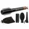 Фен-щітка Rowenta Air Shape, 1300Вт, 3 режими, іоніз-я, хол. обдув, 4 насадки, кераміка, чорно-золотий