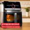 Мультипечь Tefal Easy Fry Silence XXL Smart Vision, 1800Вт, чаша-7л, сенсорное управл., пластик, черный