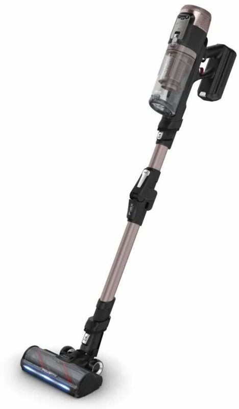 Пылесос Rowenta беспроводный X-Force Flex 16.60 Aqua Animal, 315Вт, влажная уборка, конт пыль -0.65л, автон. раб. до 120мин, HEF system 99,9%, черно-медный