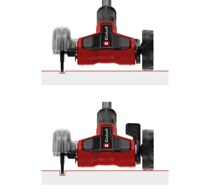 Очиститель швов плитки Einhell GE-CC 18/110 Li E-Solo 18В 1150-1500об/мин щетка 110мм телескопическая штанга 1.53кг без АКБ и ЗП